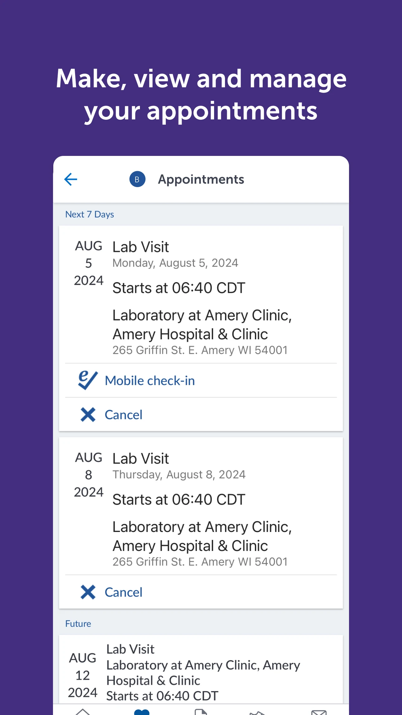 HealthPartners screenshot
