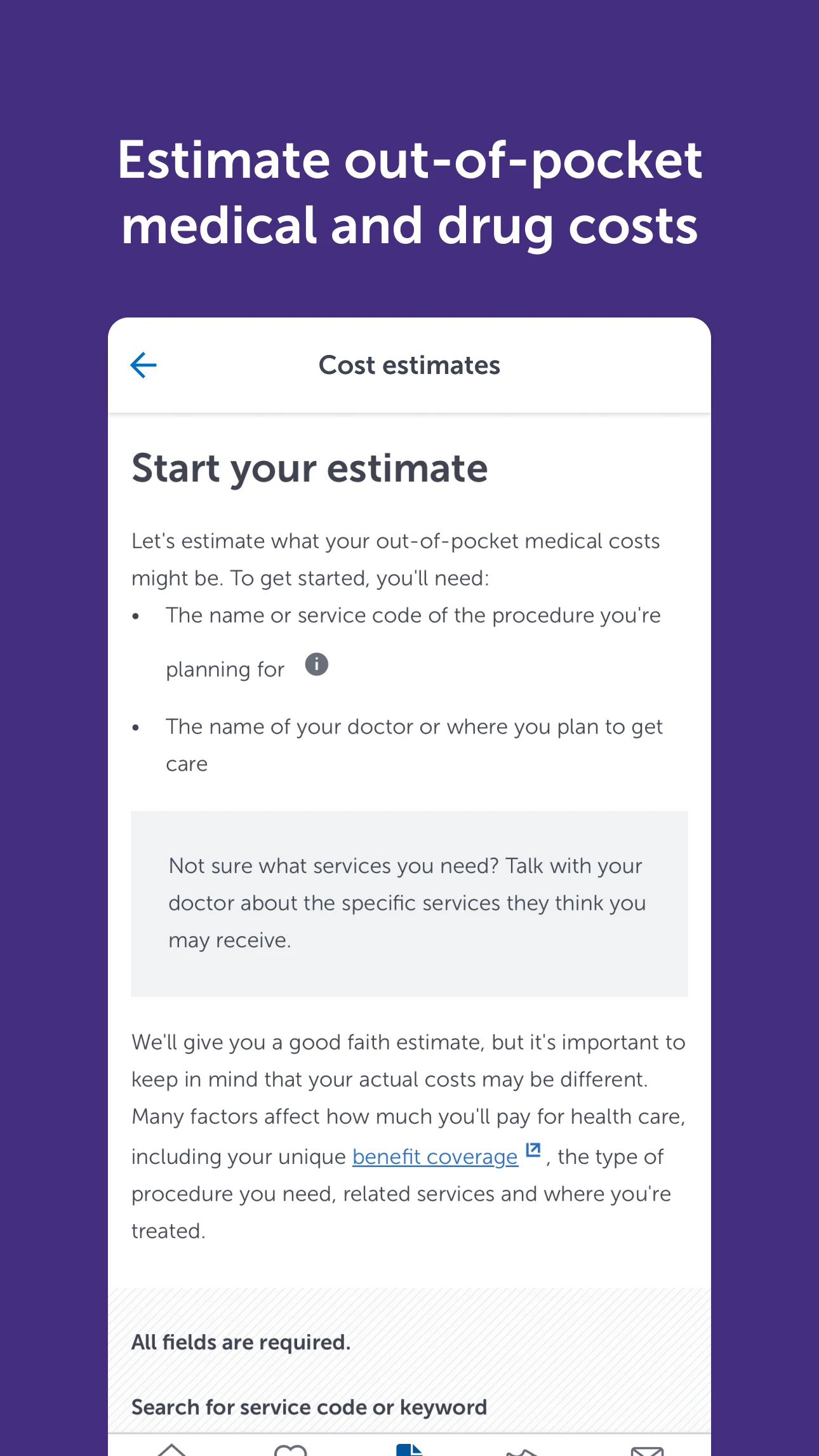 HealthPartners screenshot